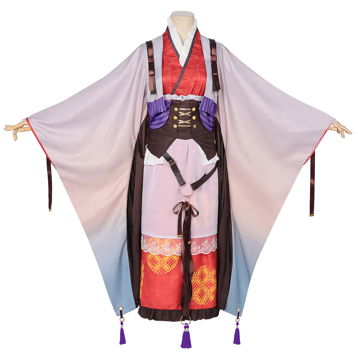 Cosplay Costume Kochou Shinobu Les Rôdeurs de la Nuit Anime Cosplay Tenue Année 2026 du Cheval Perruque