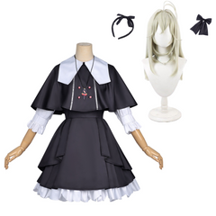 Cosplay Costume Luluka Moria Star Detective Precure!(2026) Anime Cosplay Robe Noire Femme