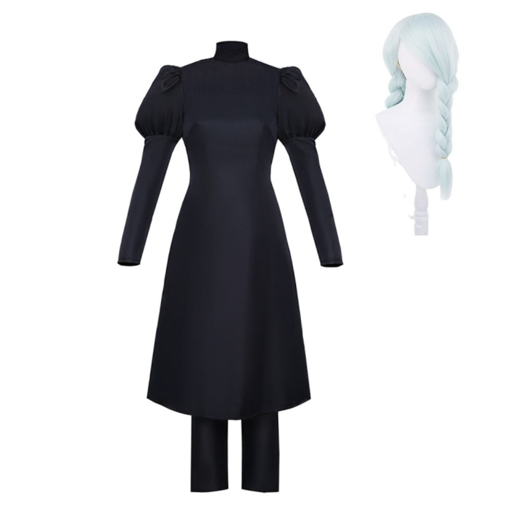 Cosplay Costume Mei Mei Anime Cosplay Tenue Noire Femme Perruque