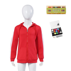 Cosplay Costume Miguel Riveras Film Cosplay Sweat Rouge Enfant Maquillage