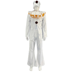 Cosplay Costume Pierrot The Freak Circus(2026) Jeu Cosplay Tenue Blanche