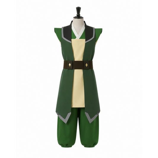 Cosplay Costume Toph Beifong Avatar Aang: The Last Airbender(2026) Film Tenue Verte Femme