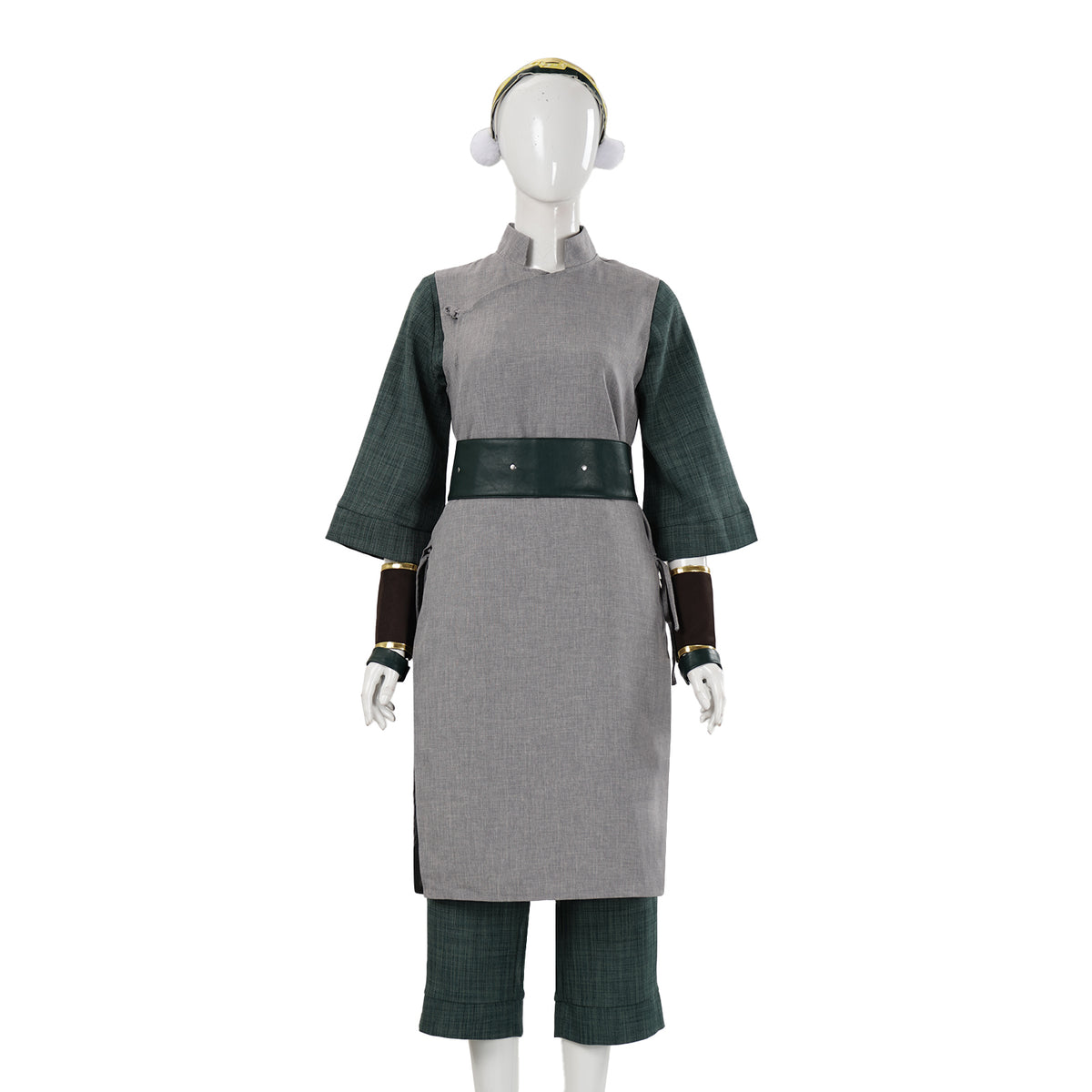 Cosplay Costume Toph Beifong Avatar: The Last Airbender Saison 2(2026) TV Cosplay Tenue Grise Femme