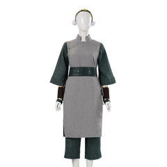 Cosplay Costume Toph Beifong Avatar: The Last Airbender Saison 2(2026) TV Cosplay Tenue Grise Femme