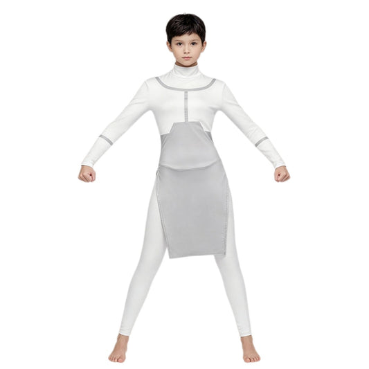 Cosplay Costume Viltrumite Thula Invincible 4(2026) TV Cosplay Robe Blanche et Violette Enfant