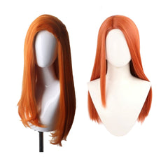 Cosplay Perruque Atom Eve Invincible 4(2026) TV Perruques Orange Femme