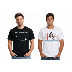 Costume Dr. Ryland Grace Project Hail Mary(2026) Film T-shirt Noir/Blanc Homme