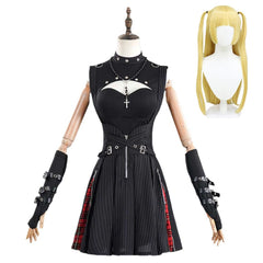Death Note Misa Amane Robe Noire Cosplay Costume