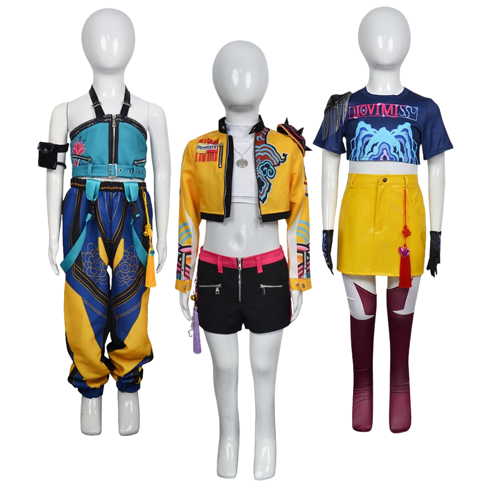 Enfant KPop Demon Hunters(2025) Huntrix Rumi Cosplay Costume