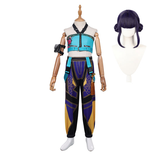Enfant KPop Demon Hunters(2025) Huntrix Zoey Cosplay Costume Ver.2