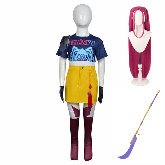 Enfant KPop Demon Hunters(2025) Huntrix Mira Cosplay Costume