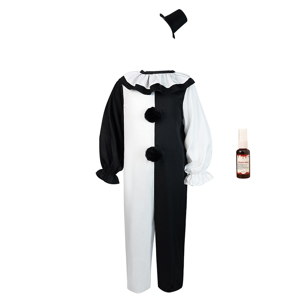Enfant Terrifier 2 Art the Clown Cosplay Costume Faux Sang