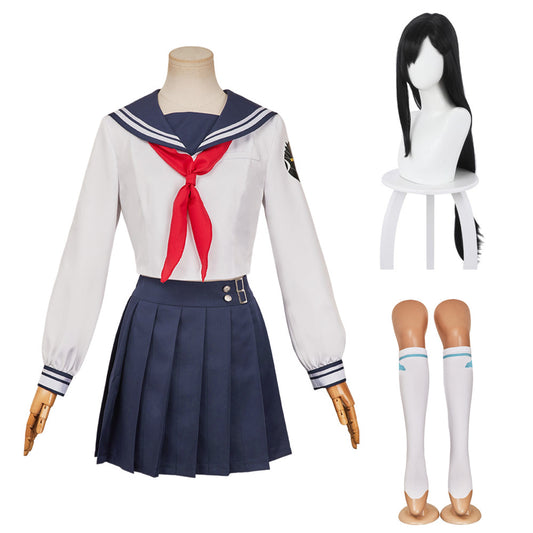 Final Fantasy VII Ever Crisis Tifa Seventh High School Tenue Cosplay Costume