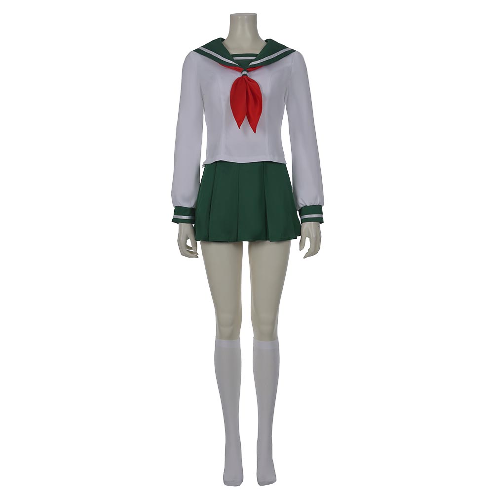 InuYasha Kagome Higurashi Tenue JK Scolaire Cosplay Costume Halloween Carnival