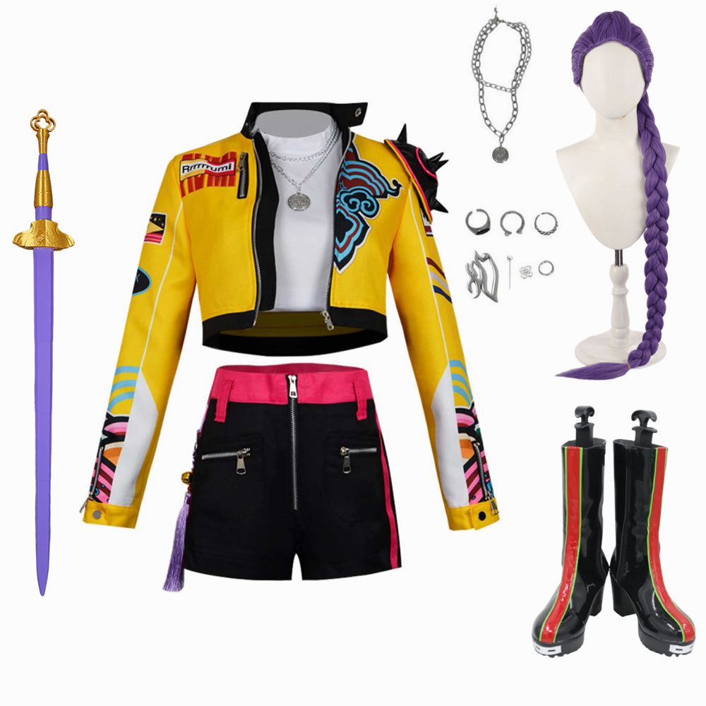 KPop Demon Hunters(2025) Rumi Cosplay Costume Ver.2