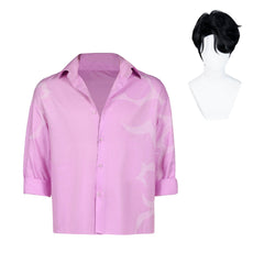 KPop Demon Hunters(2025) Saja Boys Jinu Chemise Blanche et Rose Cosplay Costume