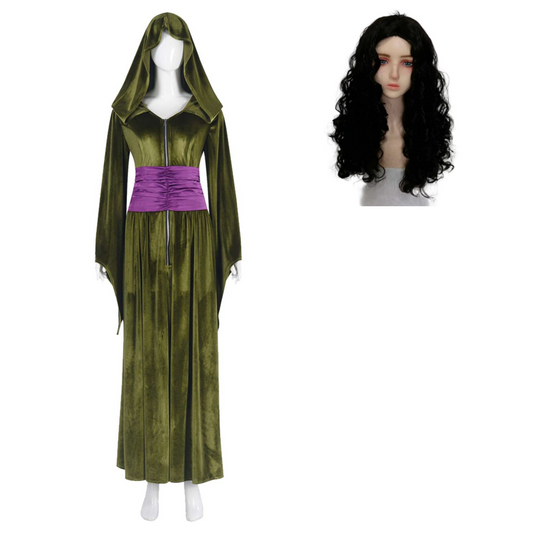 La Guerre des Étoiles Padme Amidala Naberrie Robe Verte Cosplay Costume