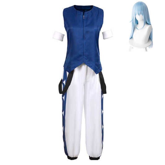 Moi, Quand Je Me Réincarne en Slime Rimuru Tempest Sans Manche Cosplay Costume