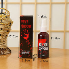 Cosplay Accessoire Faux Sang+Cire de Modelage pour Maquillage de Blessures pour Horreur Cosplay