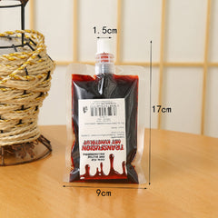 Cosplay Accessoire Faux Sang+Cire de Modelage pour Maquillage de Blessures pour Horreur Cosplay