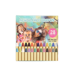 Cosplay Accessoire Enfant Crayons de Maquillage pour Le Visage 12, 16, 28 ou 36 Couleurs