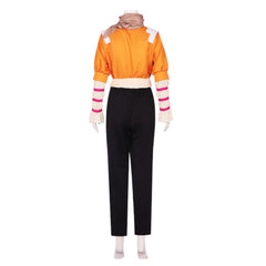 Cosplay Costume Yoruichi Shihouin Anime Cosplay Tenue Orange et Noire Adulte
