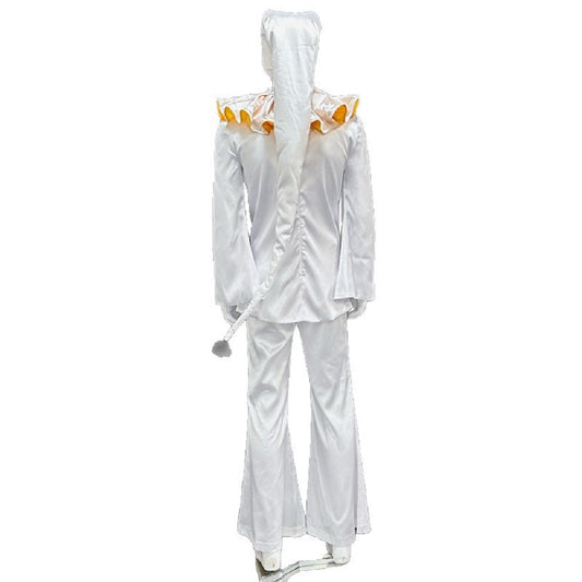 Cosplay Costume Pierrot The Freak Circus(2026) Jeu Cosplay Tenue Blanche