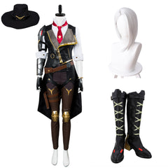 Overwatch OW Ashe Uniforme Cosplay Costume