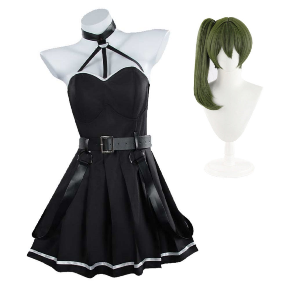 Sousou no Frieren - Beyond Journey's End Ubel Robe Noire Cosplay Costume Perruque