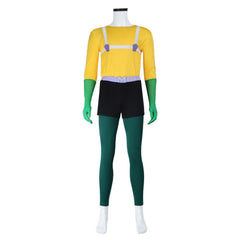 SpongeBob Mermaid Man Tenue Jaune et Noire Cosplay Costume