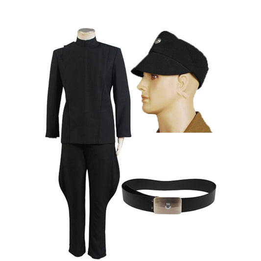 501e Legion Officier Impérial Uniforme Noir Costume + Chapeau + Ceinture