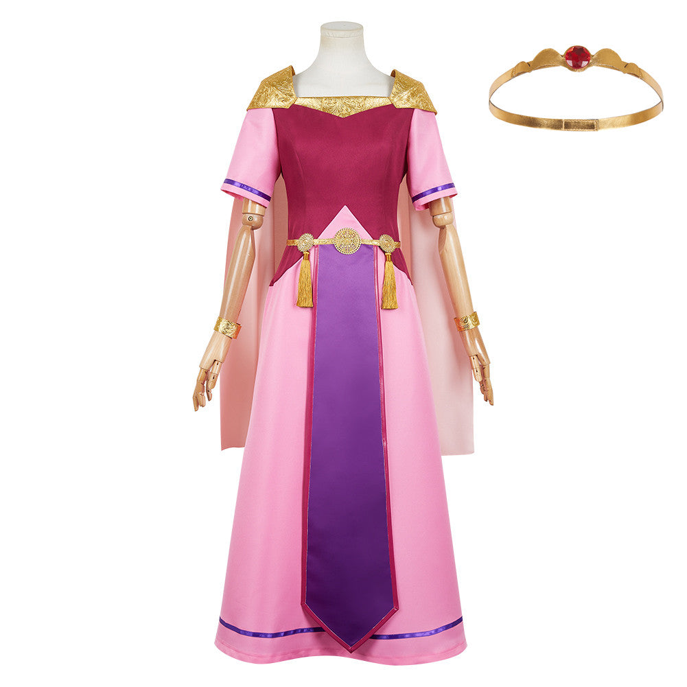 The Legend of Zelda: Echoes of Wisdom (2024) Zelda Tenue Violette Cosplay Costume