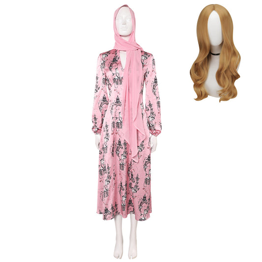 The White Lotus Saison 3(2025) Tanya McQuoid Tenue Rose Cosplay Costume
