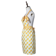 Waitress Jenne Tablier Rose/Jaune/Rouge Cosplay Costume