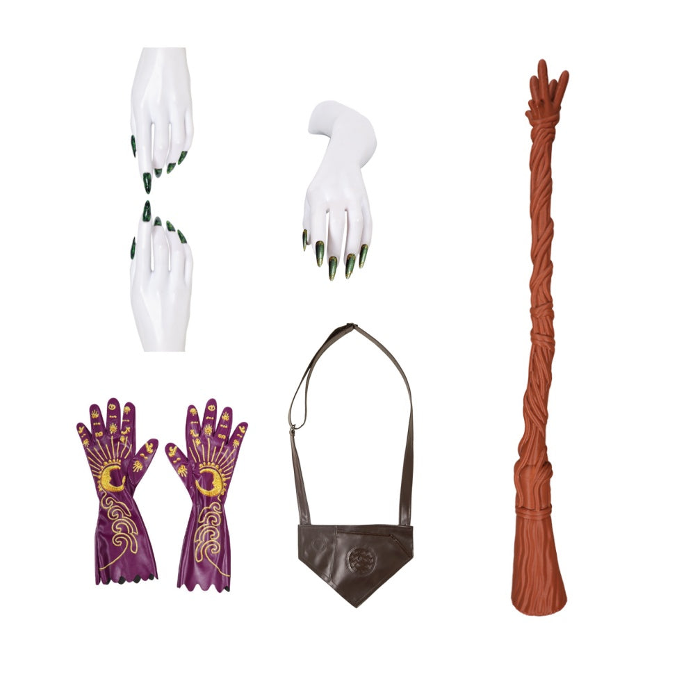 Wicked: For Good(2025) Elphaba Cosplay Accessoires 5pcs