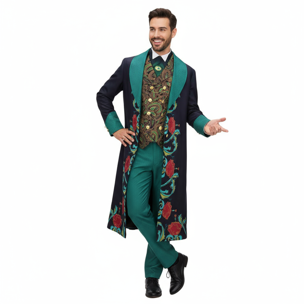 Wicked: For Good(2025) Wizard Tenue Verte et Noire Cosplay Costume