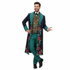 Wicked: For Good(2025) Wizard Tenue Verte et Noire Cosplay Costume