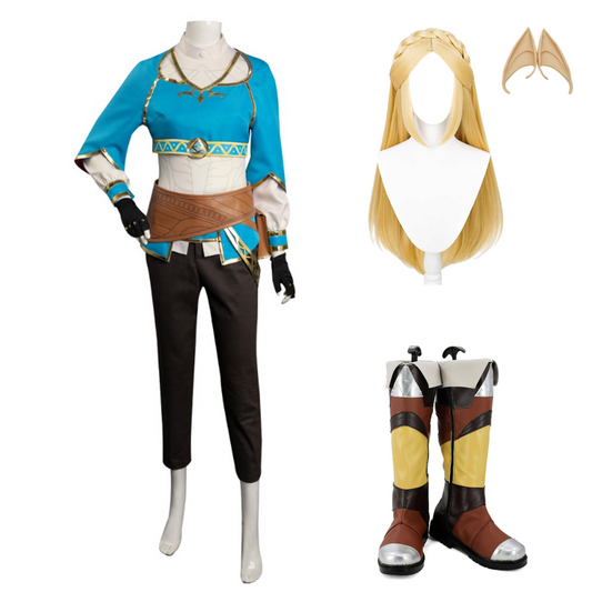 Adulte The Legend of Zelda: Breath of the Wild Princesse Zelda Cosplay Costume