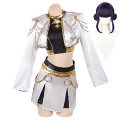 KPop Demon Hunters(2025) Huntrix Golden Tenue Noire et Blanche Cosplay Costume