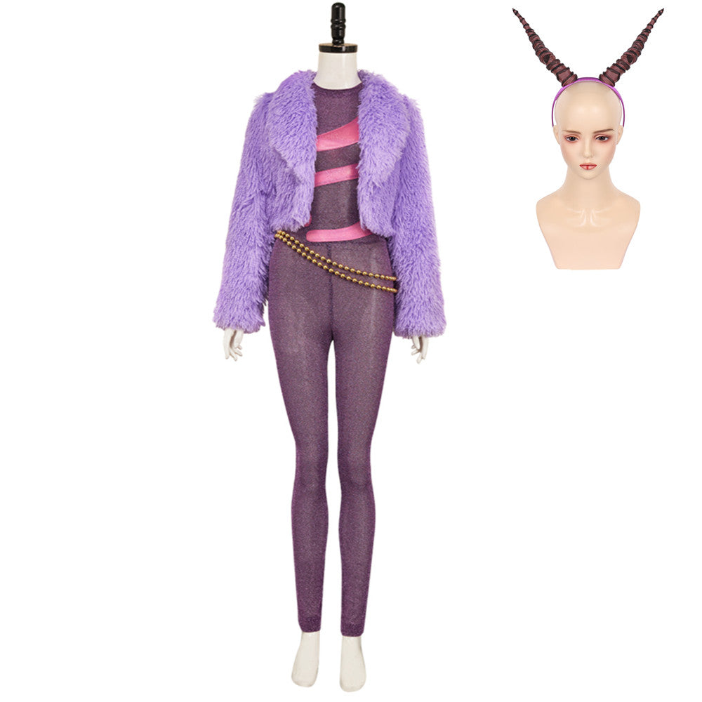 Zootopia 2(2025) Gazelle Tenue Violete Cosplay Costume Serre-tete