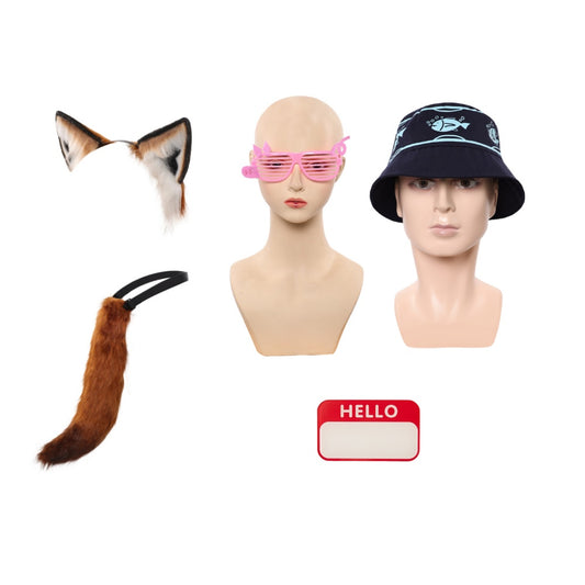 Zootopia 2(2025) Nick Wilde Cosplay Accessoires 4pcs