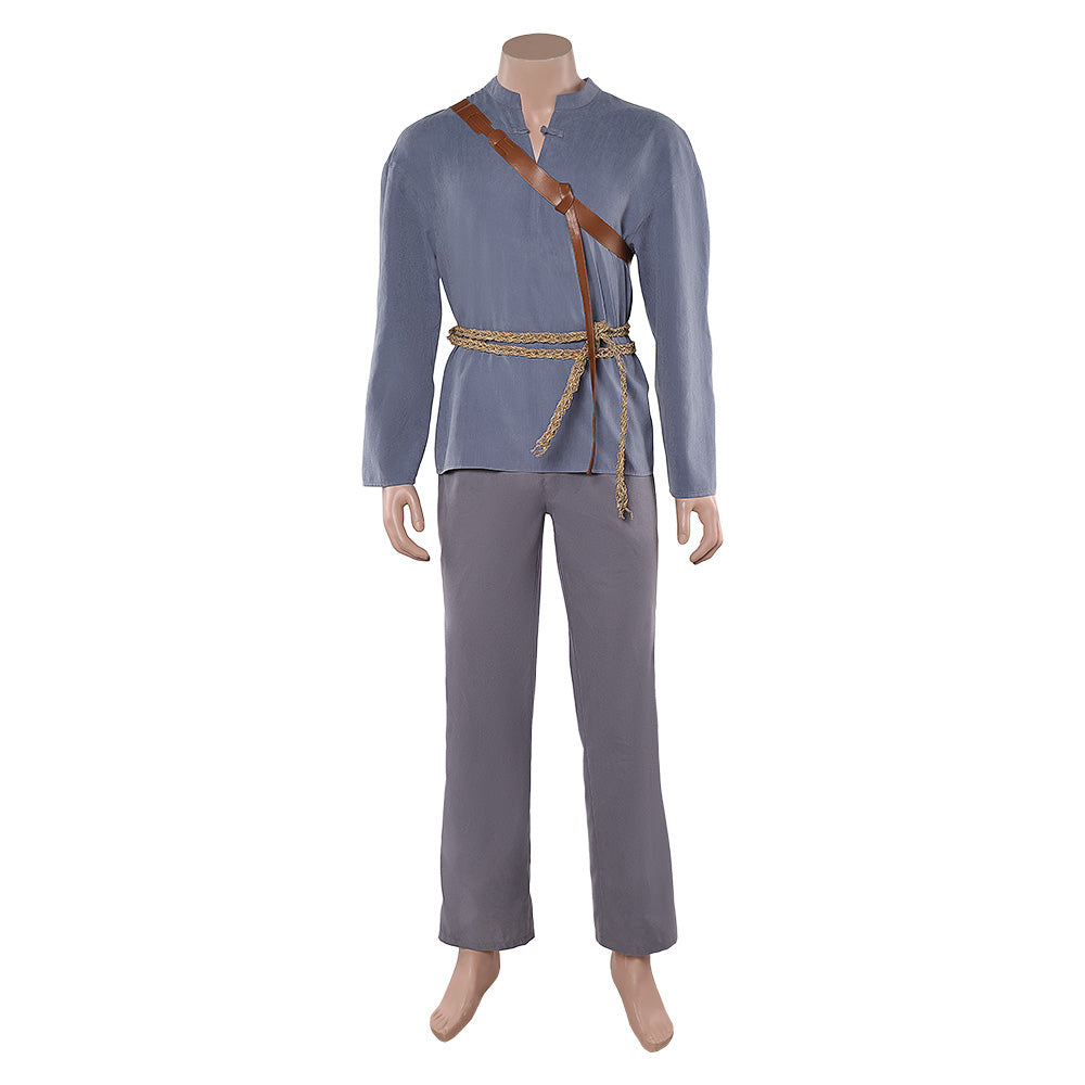 A Knight of the Seven Kingdoms(2026) Dunk Tenue Grise et Bleue Cosplay Costume