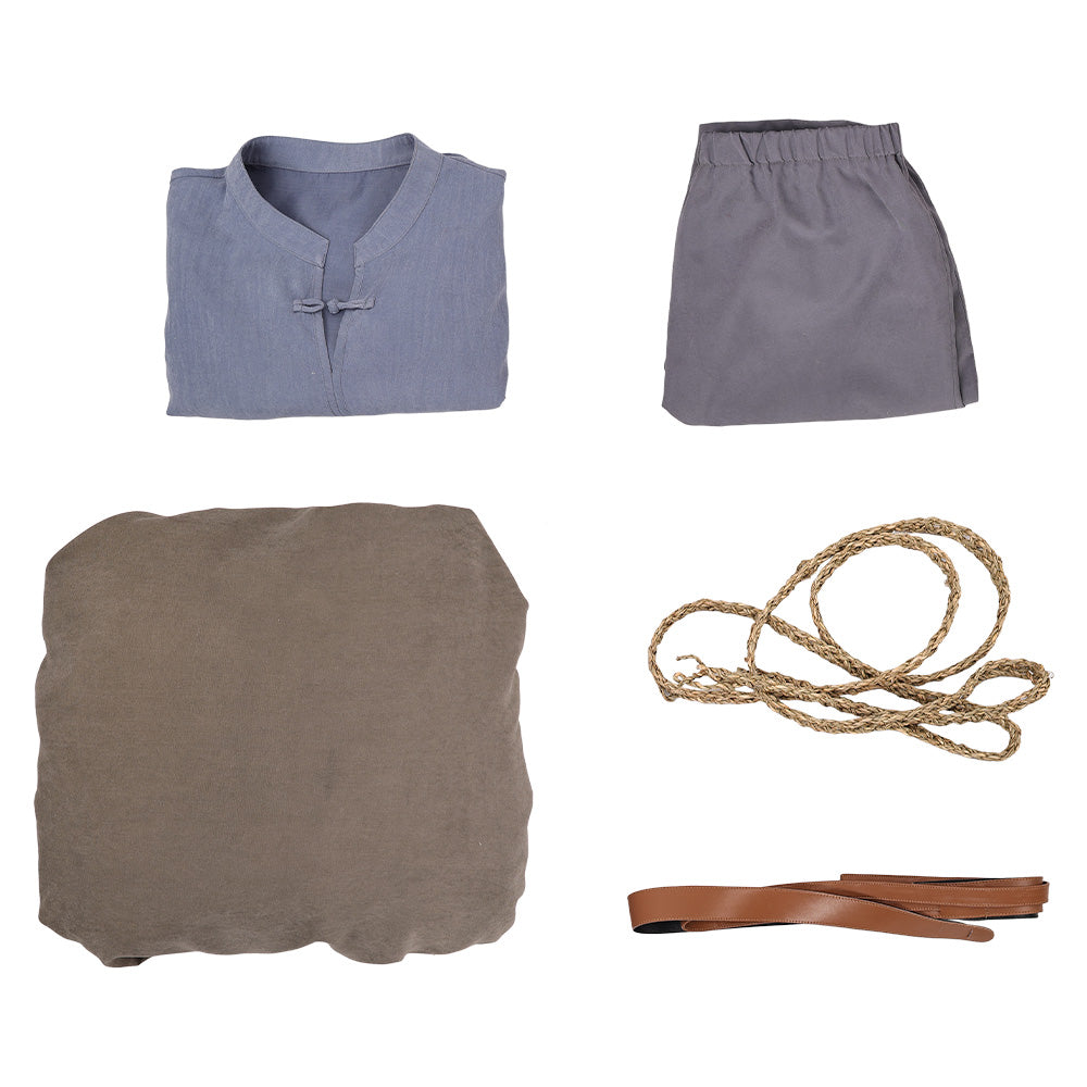 A Knight of the Seven Kingdoms(2026) Dunk Tenue Grise et Bleue Cosplay Costume