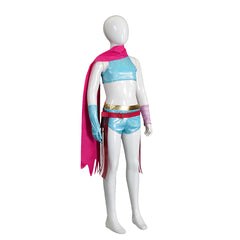 Adulte & Enfant Zootopia 2 Gazelle Tenue Bleue avec Châle Cosplay Costume