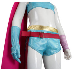 Adulte & Enfant Zootopia 2 Gazelle Tenue Bleue avec Châle Cosplay Costume