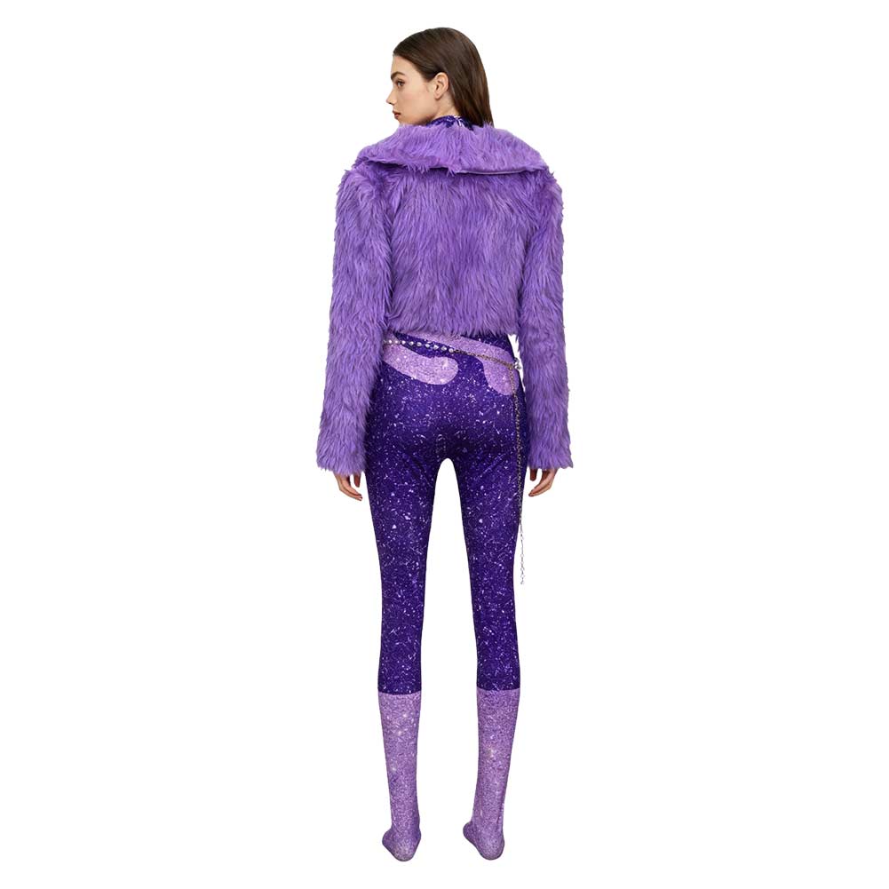 Adulte & Enfant Zootopia 2(2025) Gazelle Tenue Violette Cosplay Costume