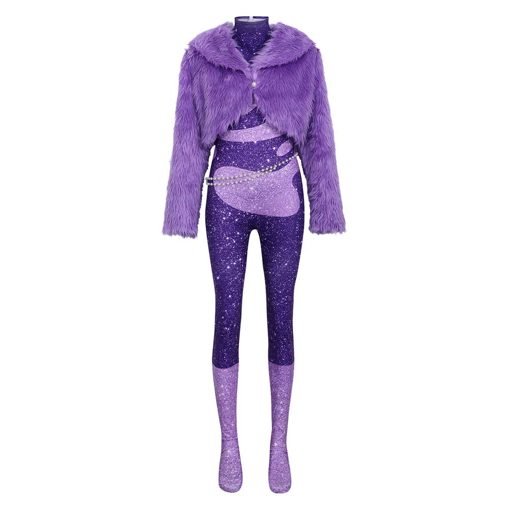 Adulte & Enfant Zootopia 2(2025) Gazelle Tenue Violette Cosplay Costume