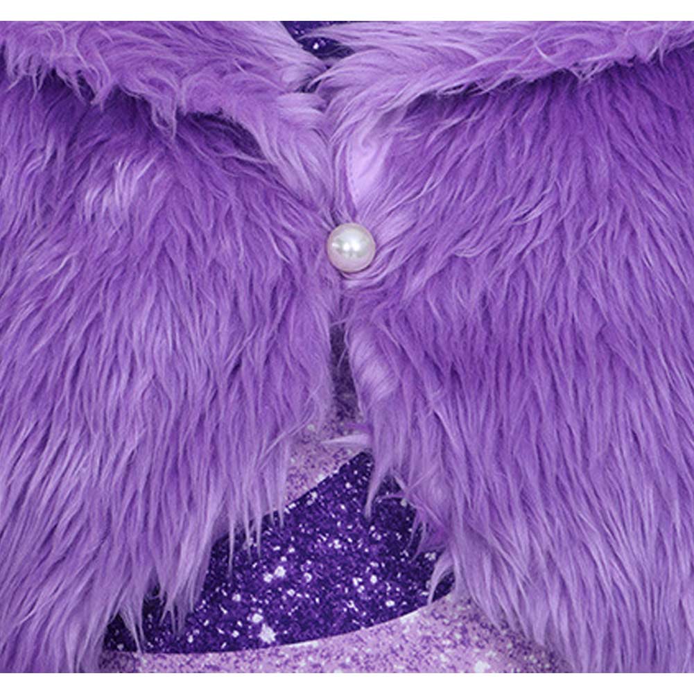 Adulte & Enfant Zootopia 2(2025) Gazelle Tenue Violette Cosplay Costume