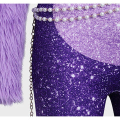 Adulte & Enfant Zootopia 2(2025) Gazelle Tenue Violette Cosplay Costume