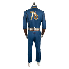 Adulte Fallout 76 Vault 76 Combinaison d'Abri Cosplay Costume